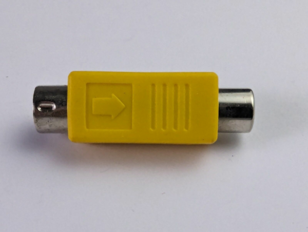 Gigabyte S-Video to RCA Adapter S-Video Male to RCA Female Video Out Adapter