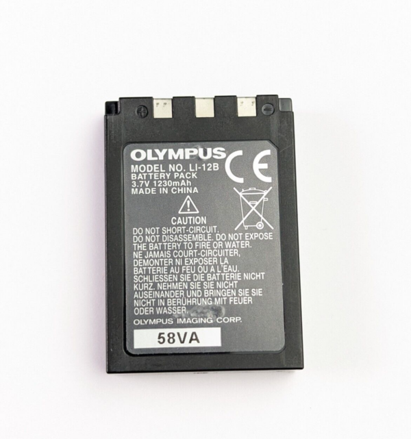 Genuine OEM Olympus Li-12B Battery Pack for Olympus Digital Cameras