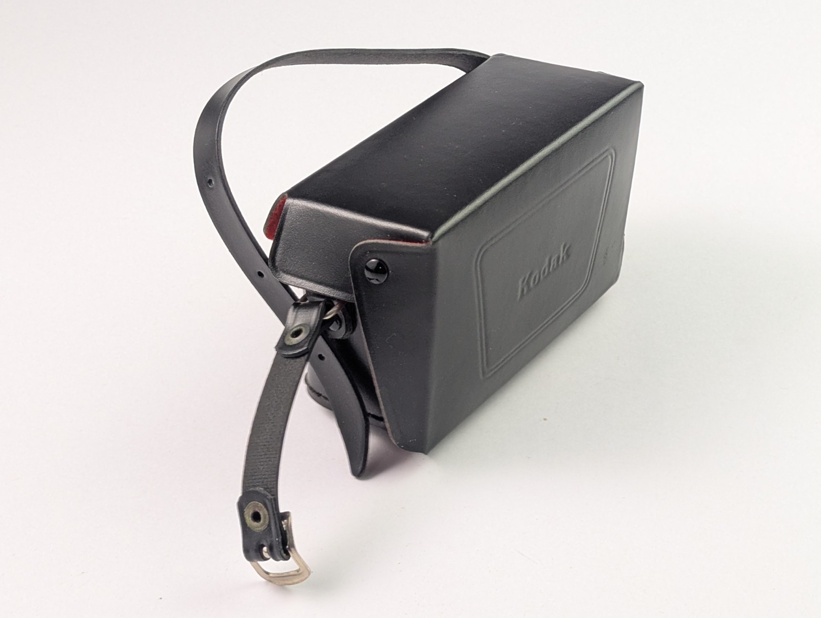 Vintage Unused Kodak Instamatic 25 Film Camera Leather Case - Black