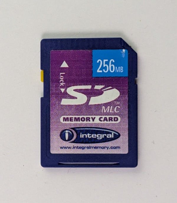 Vintage 256 MB Integral SD Memory Card - Made In Japan