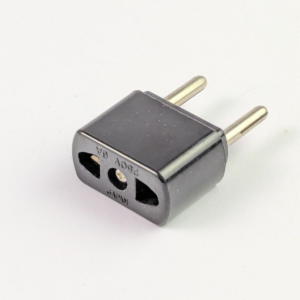 Rare Vintage Adapter 2-pin US (Female) to 2-pin EU (Male) - Made In Japan