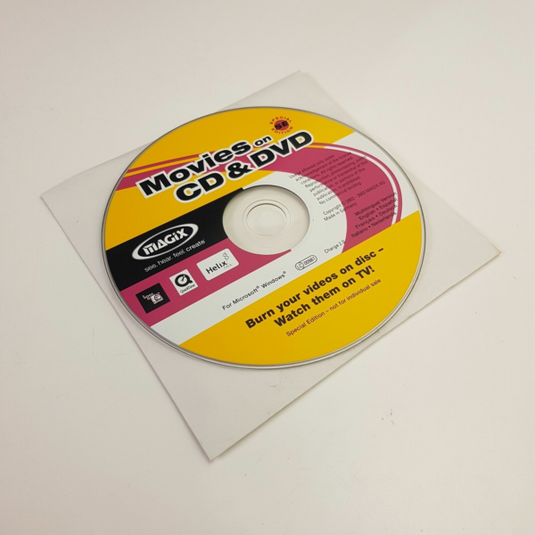 Movies on CD & DVD SE Magix PC Software Burn To Disc Bestselling Video Software