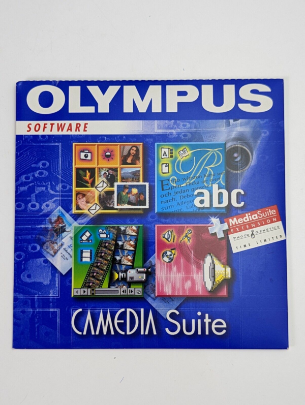 Vintage 1999 Olympus Software Camedia Suite Media Suite Extension Sealed - Japan