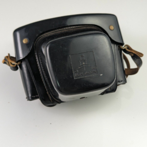 Vintage Black Pentacon Hard Leather Case for Praktica Exakta & Schneider Dresden