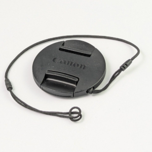 Canon 49mm Snap-On Lens Cap With String For EF 50mm EF-M 15-45mm