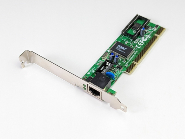 Like new! Vintage SMC 1244TX 10/100 Fast Ethernet PCI Card