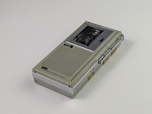 Vintage Sanyo Microcassette Recorder TRC5600 - Made In Japan - For Parts