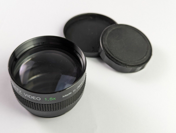 Vintage HAMA 52mm Tele Converter 1,5X for Video/Cine Cameras + Both Caps -Japan