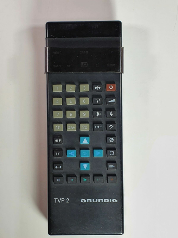 RARE! Genuine GRUNDIG TVP 2 Remote Control for Grundig Televisions