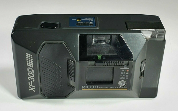 Vintage Collectible Ricoh XF-30D 35 mm Film Camera 1:4 35 mm rikenon cca. 1985