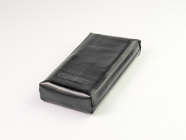 Vintage Leatherette Fitted Pouch Case For Casio Mini Memory Calculator - Japan