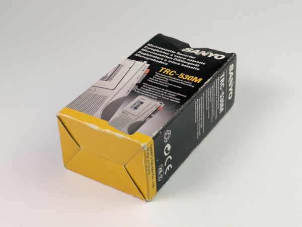 Vintage Sanyo Microcassette Recorder TRC-530M Talk-Book Near Mint w/Original Box