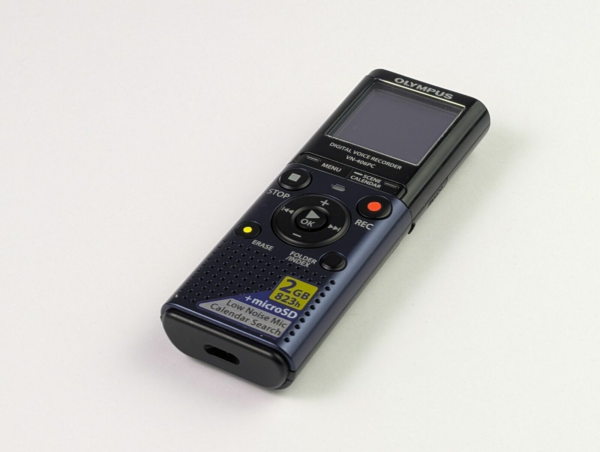 Olympus Digital Voice Recorder VN-406PC (2012) 2GB microSD Low Noise Mic Calenda