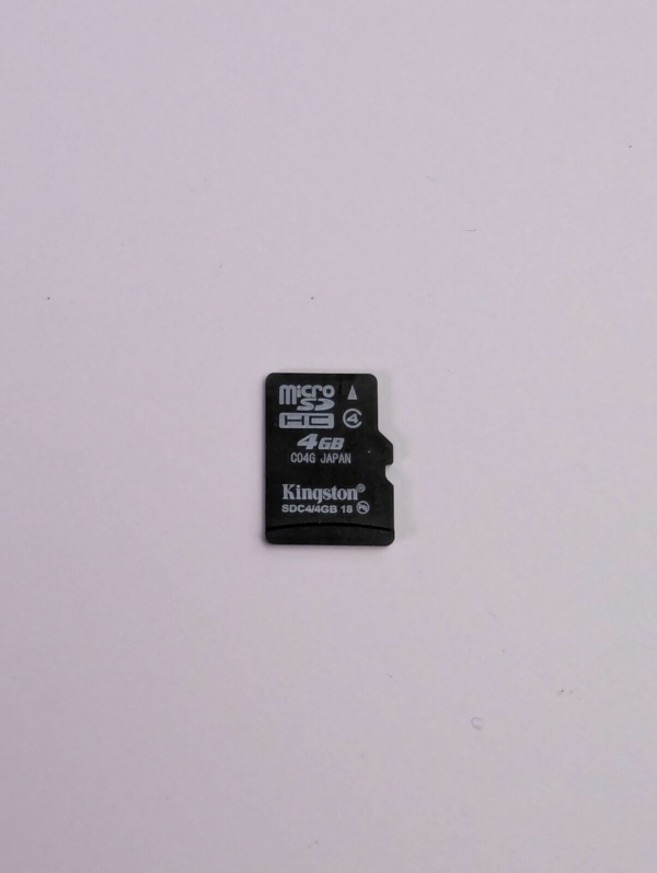 Vintage Kingston 4GB MicroSDHC Memory Card Class 4 for Old Devices Phones Camera