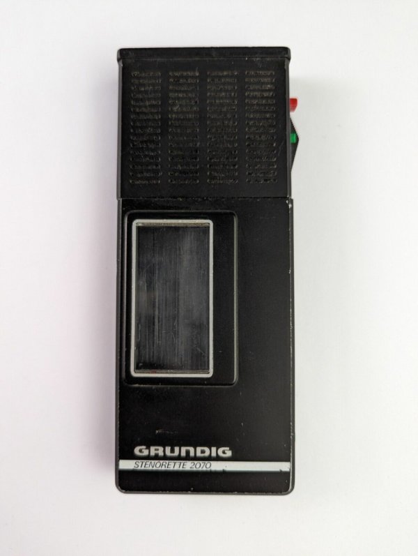 Grundig Stenorette 2070 Micro Cassette Tape Recorder Dictaphone Japan