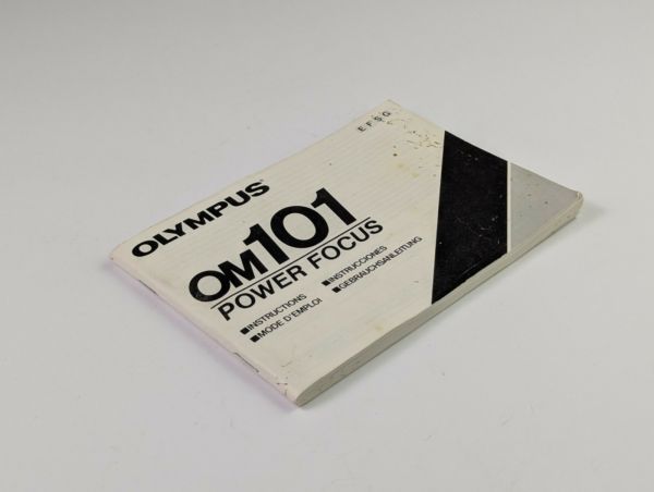 Original Olympus OM101 Power Focus SLR Film Camera Instruction Manual - Japan