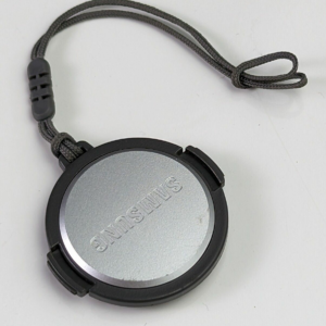 Samsung Lens Cap 30mm Filter Thread for Samsung VP-D303 MiniDV Camcorder + Strap