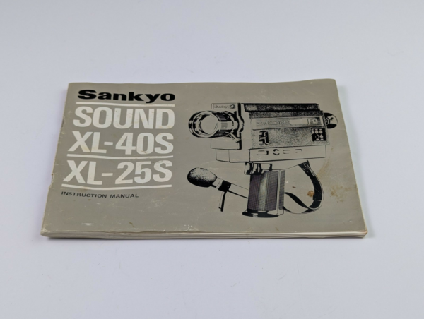 Original Sankyo Sound XL-40S/XL-20S Instruction Manual - Printed In Japan