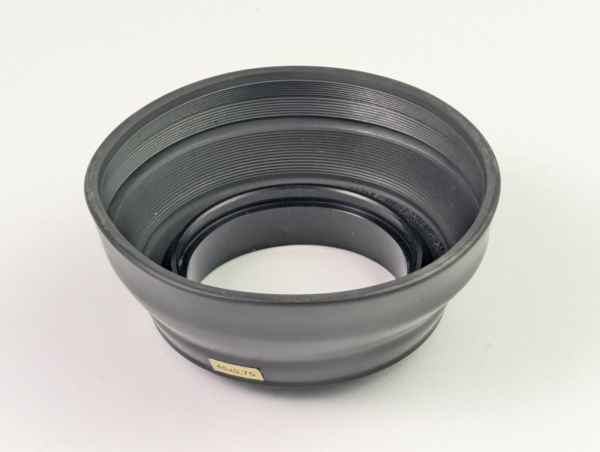 Rare Collapsible Screw-On 2-stage Rubber Lens Hood 46x0,75 - Made In Germany