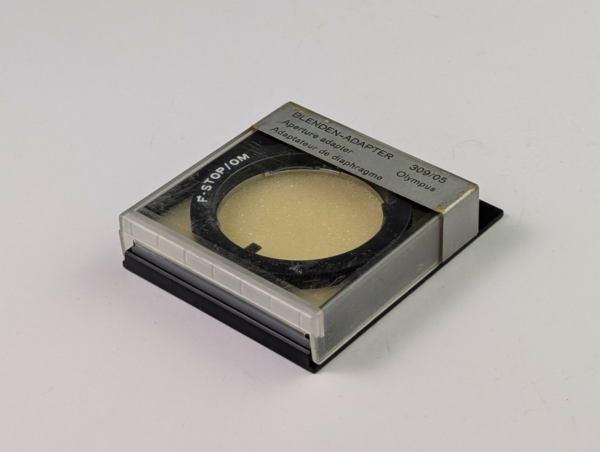 Aperture Adapter For Olympus Blenden-Adapter 309/05 With Original Box - Germany