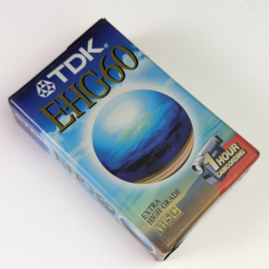 Sealed! TDK ECHG60 Extra High Grade VHSC PAL SECAM LP120min SP60min - Luxembourg