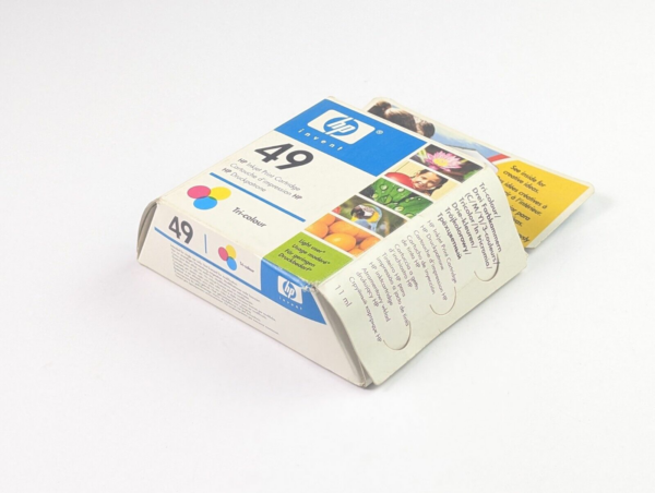 Genuine HP 49 Tri-Colour Ink Cartridge 11ml Expired