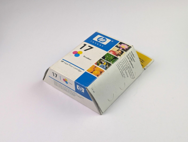 Genuine HP 17 Tri-Colour Ink Cartridge 15ml Expired