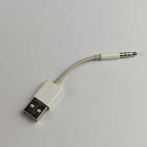 Genuine OEM Apple USB IPOD Shuffle Data/Charging Cable USB to 2,5mm Jack