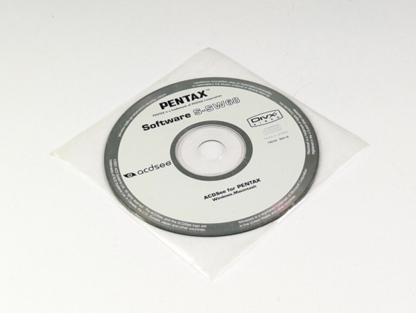 Vintage Pentax Software CD S-SW68 For Mac & Win With ACDSee Viewer - Japan