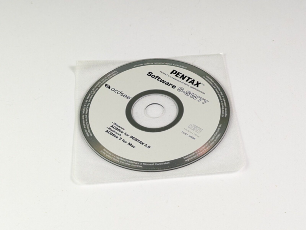 Vintage Pentax Software CD S-SW77 For Mac & Win + ACDSee 3.0 Win + ACDSee 2 Mac
