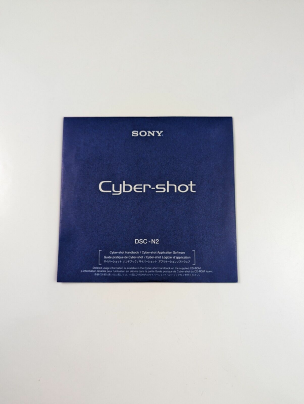 Vintage Software CD for Sony Cyber-shot DSC-N2 Application Software & Handbook