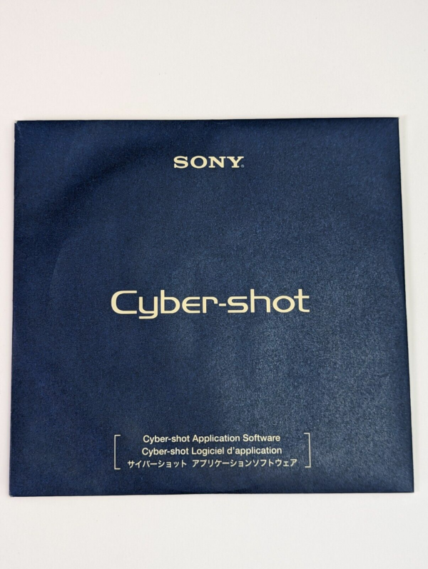 Vintage Sony CD Software Cyber-shot Viewer 1.0 for Windows - Sony DSC-W40