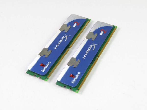 Kingston HyperX 240 pin 2x1GB DDR2 SDRAM Desktop Memory KHX6400D2K2/1G