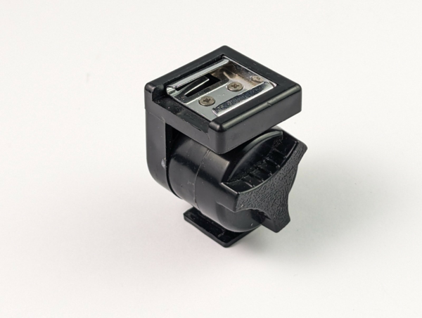 Adjustable Flash Cold Shoe Mount Adapter Head Screw on Tripod - Hong Kong