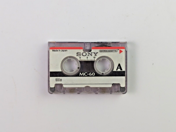 Vintage Sony MC-60 Microcassette Tape Dictation Tape - Japan
