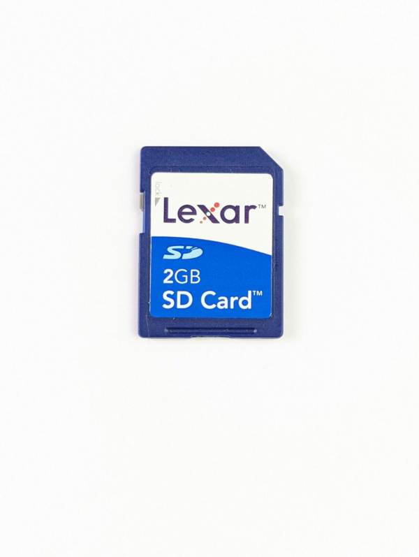 Vintage Genuine Lexar SD Card 2GB Memory Card - Made in Taiwan