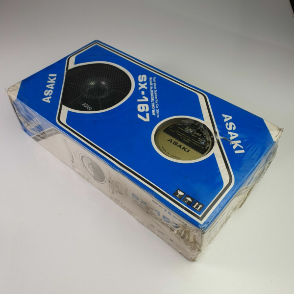 Vintage ASAKI SX-167 Flush Mount Speaker for Car Stereo - New Old Stock - Taiwan
