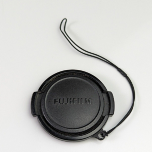 Genuine FujiFilm Lens Cap 46mm for Finepix S5700 Bridge Digital Camera + Strap