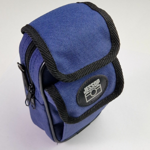 Vintage Jessop Pouch Ever Ready Case for Film Cameras - Dark Blue with Black