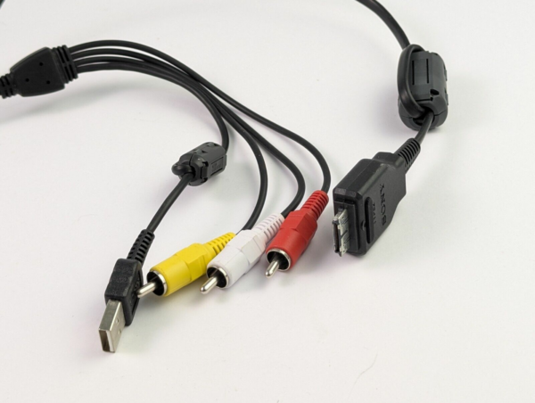 Sony Type2 Adapter Cable USB AV For Sony DSC-W Series Digital Cameras
