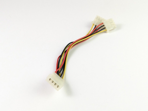 Molex Y-Splitter Adaptor Cable 4-pin Male to 2x 4-pin Female