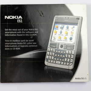 Genuine Original Nokia E61 PC Suite CD-ROM for Windows XP/2000