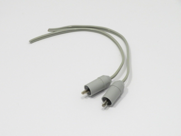 Speaker Cable Ends With Connectors From Schneider HiFi Speaker System
