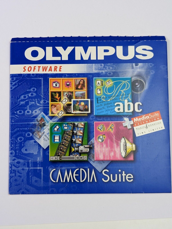 Genuine OEM CD Olympus Software ABC Camedia Suite + Media Extension for Windows