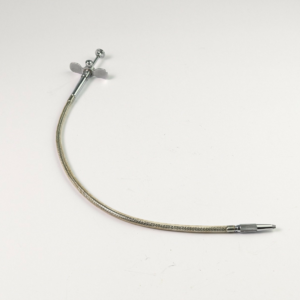 Vintage Metallic Mechanical Shutter Release Cable 31cm w/Locking Screw - Japan