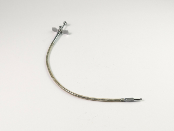 Vintage Metallic Mechanical Shutter Release Cable 31cm w/Locking Screw - Japan