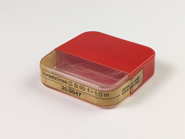 Vintage Box For Zeiss Ikon Voigtlander Close-Up Lens B50 f=1,0m - Germany
