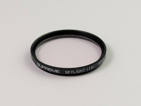 Rare SUPREME Skylight (1A) 49mm Camera Filter - Made In Japan