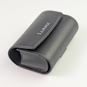 Vintage Panasonic Lumix Leatherette Belt Case Travel Bag for DMC-TZ Series Black