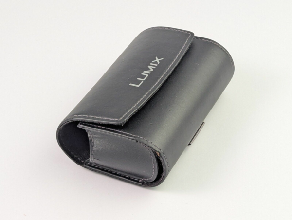 Vintage Panasonic Lumix Leatherette Belt Case Travel Bag for DMC-TZ Series Black